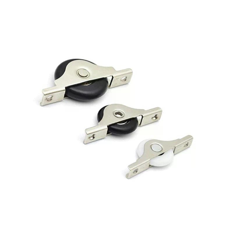 Steel Mute Wheel Sliding Door Wheel Cupboard Groove Load-bearing Nylon Pulley Wardrobe Wheels Furniture Hardware Accessories