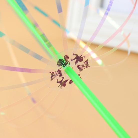 LED Light Up Glowing Bubble Maker Shook Stick Wands Outdoor Kids Toys Gifts