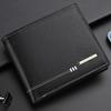 Men's Wallet Credit Card Holder Zipper Coin Purse High-Quality Lychee Pattern Business Short Wallet For Men