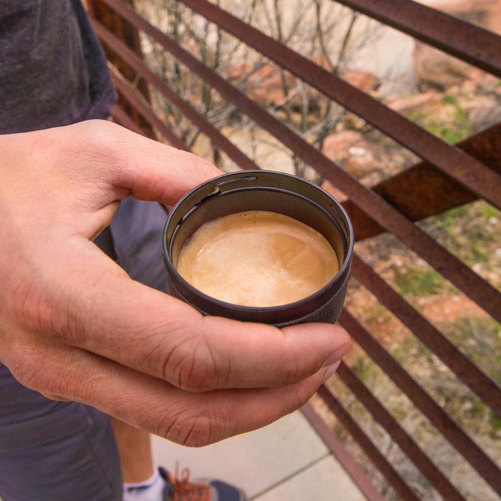 WACACO Minipresso GR, Portable Espresso Machine, Travel Coffee Maker, Manual Piston Action Operation [Parallel Import]