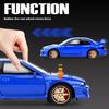 1/32 Scale Subaru Impreza Sti Car Model Sports Car Simulation Car Alloy Model Children's Toy Car Boy Collection Ornaments