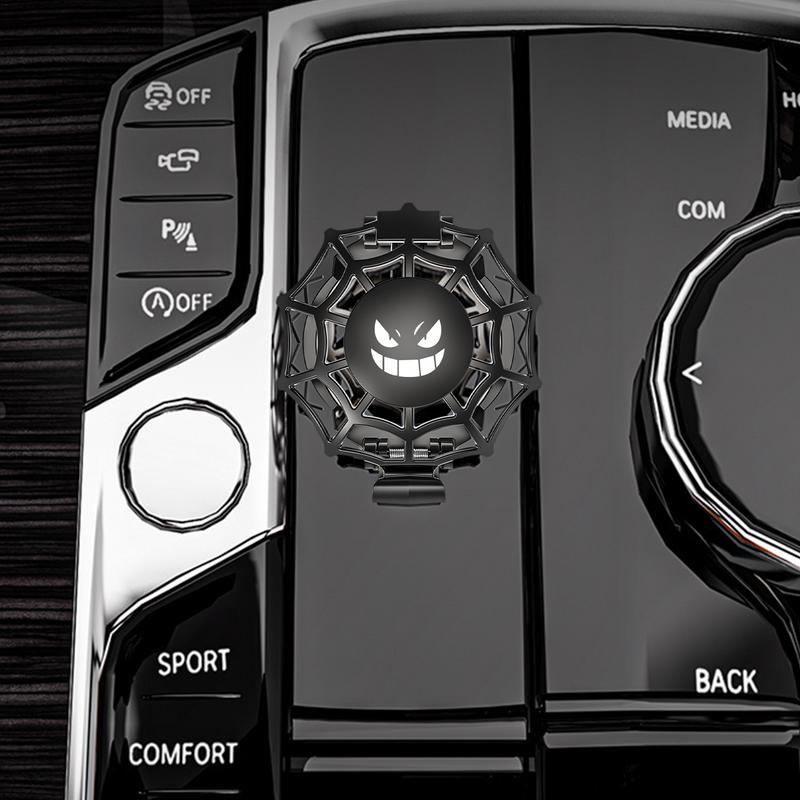 Push Start Button Cover Spider Web Alloy Car Adhesive Push To Start Button Covers Car Ignition Button Protector Cool