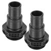 2 Peças Conectores de Bomba ABS 32 38mm, SPS100 SPS75 SPS50 SPS25 Bomba de Areia Piscina Spa Adaptador de Saída de Reposição Conexões Preto