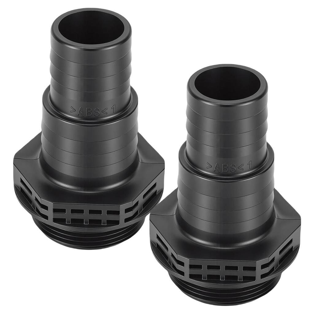 2 Peças Conectores de Bomba ABS 32 38mm, SPS100 SPS75 SPS50 SPS25 Bomba de Areia Piscina Spa Adaptador de Saída de Reposição Conexões Preto