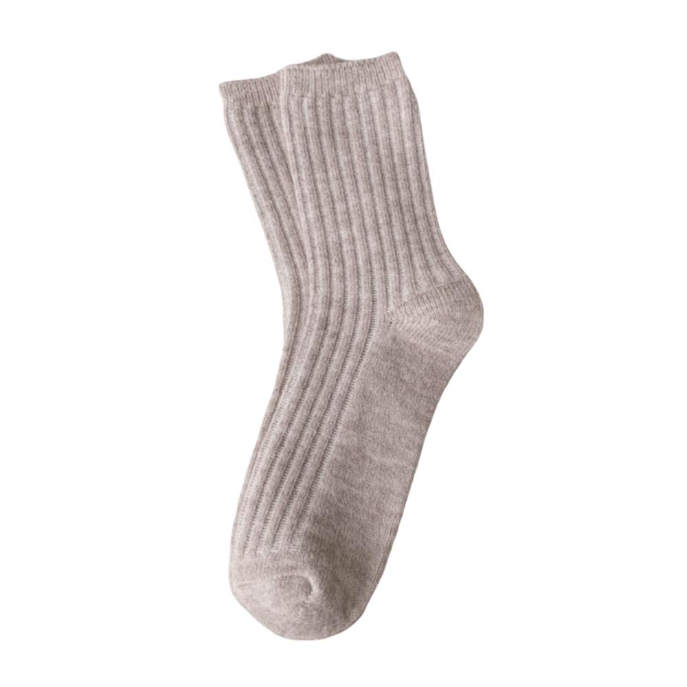 1 Pair Thicker Warm Thermal Crew Socks Comfortable Wool Socks Fashion Knitting Socks Women Girls