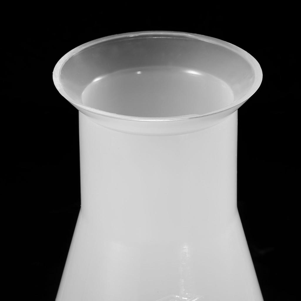 PATIKIL 1000ml Plastic Erlenmeyer Flask, 1 Piece, Wide-Mouth Erlenmeyer Flask for Laboratory Use, Clear