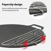 Stainless Steel Grill Pan Baking Net Rack Barbecue Frying Pan Roast Meat Draining Oil Anti-baking Scorching Grill for Camping