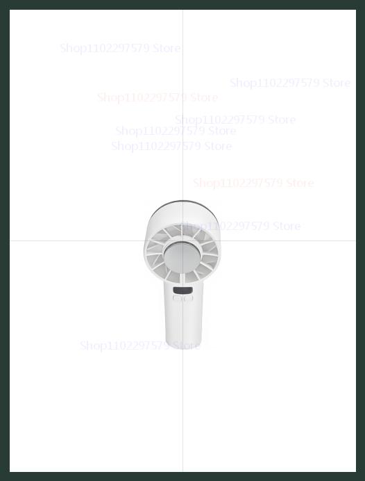 

5200mAh Portable Handheld Fan with LED Display and Semiconductor Refrigeration 100 Speeds USB Rechargeable Outdoor Cooling Fan белый