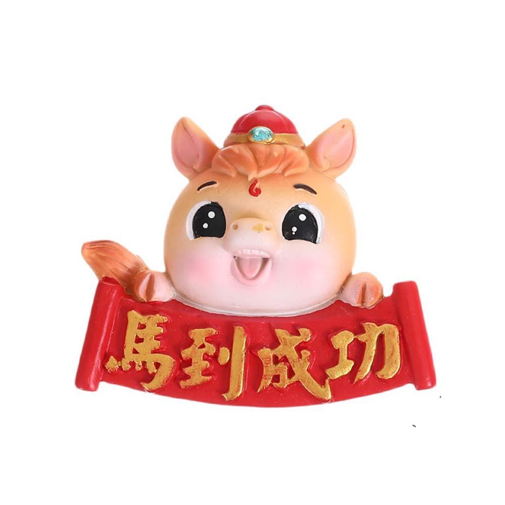 Resin 2026 Horse Figurines Funny Horse Statue Animal Statue Horse Figures  New Year Gift