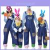 Charming Rabbit Themed Dress-up Costume For Preschoolers And Adults Made From Premium Bamboo Fiber