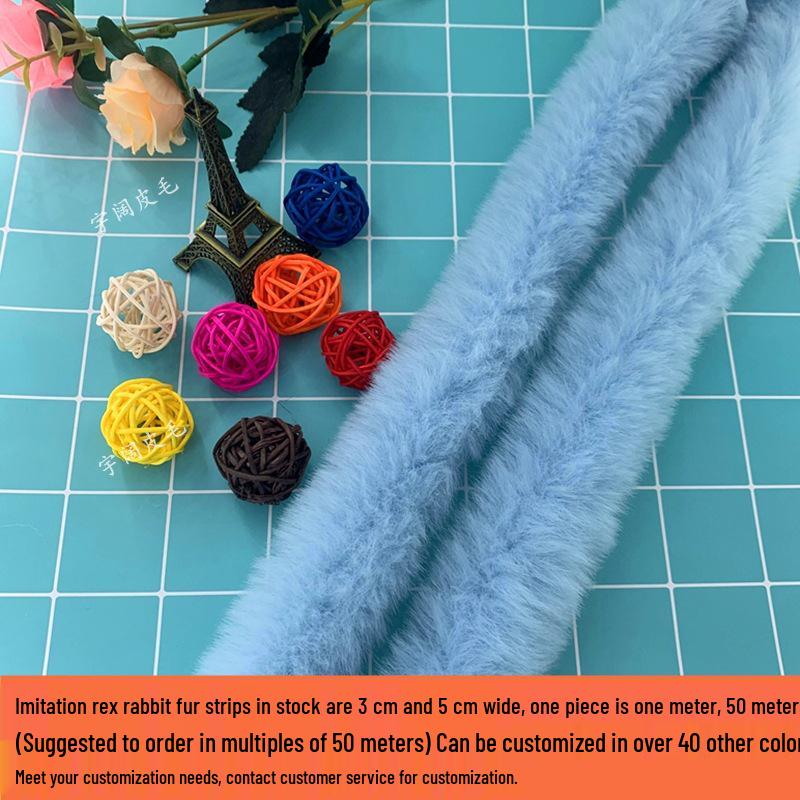 Imitation Rabbit and Mink Fur Strips: Autumn/Winter Cheongsam Accessories, Cuffs, Cape Trim