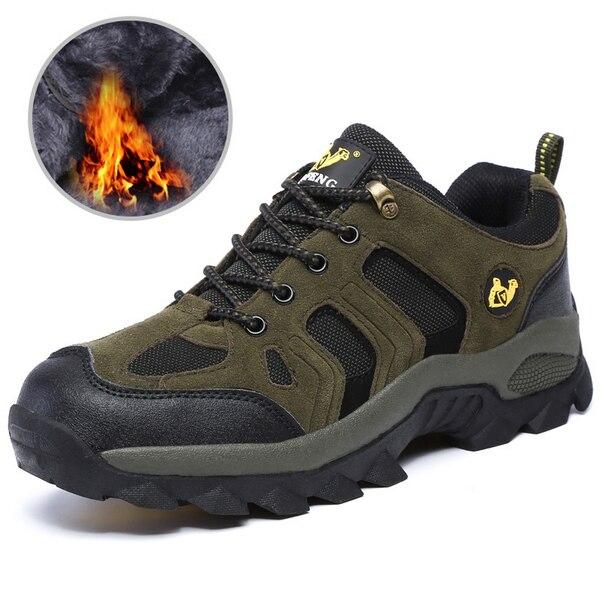 Men Women Outdoor Sports Hiking Shoes Winter Breathable Mountain Climbing Footwear Trekking Sneakers Classic Couple Summer Fall