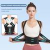 Posture Corrector,Suitable for Men and Women Upper and Lower Back Pain Relief - Scoliosis, Hunchback, Eicgo Adjustable Posture Corrector