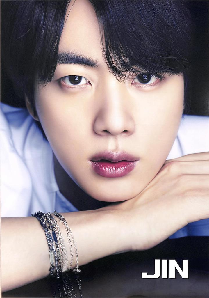 JIN Seokjin BTS Merch Plakáty (Formát A3, 12 plakátů + 1 samolepka) [Paralelní import]
