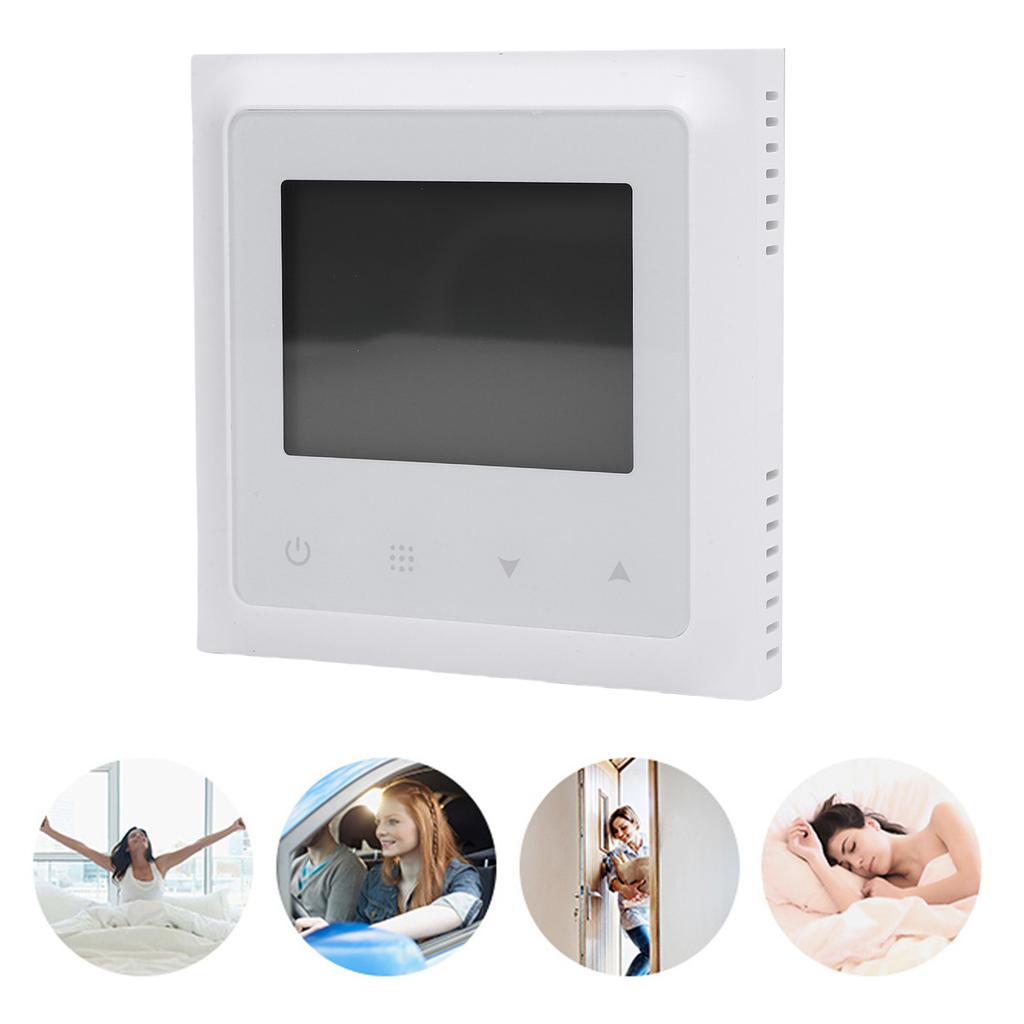Programmable Thermostat WiFi Electric Heating Thermostat Smart Temperature Controller Color Display