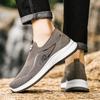 Summer New Men's Shoes Breathable Fly-woven Casual Shoes No Shoelaces One Pedal Platform Sneakers Light Running