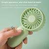 Colorful Portable Handheld Mini Fan Aaa Battery Power Supply Mute Air Cooling Cooler For Summer  Trip Travel Home Office