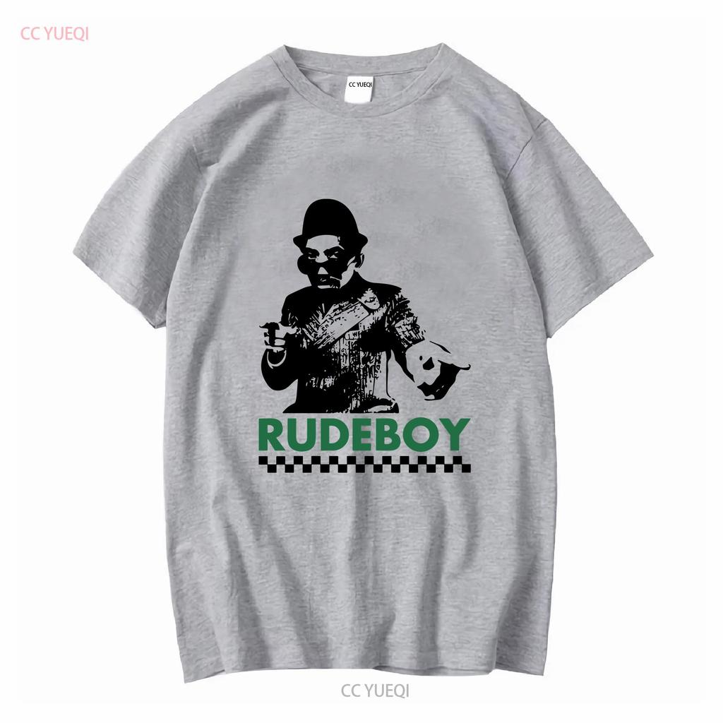 Rudeboy Laurel Aitken Reggae T Shirt Ska Music Skinhead Lee Scratch Perry Long or Short Sleeves Vintage Washed Unisex Slightly