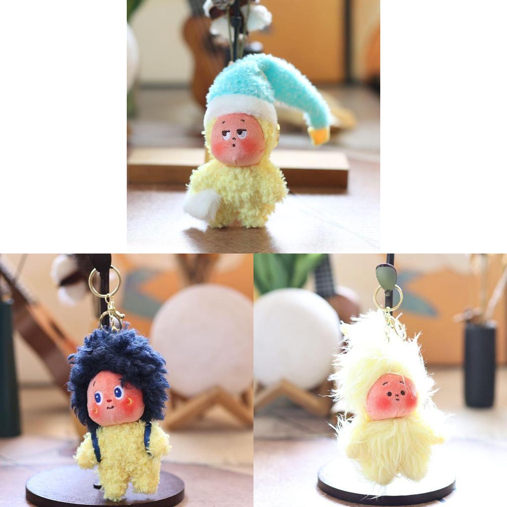 Adorable Elf Plush Doll Pendant With Pp Cotton Filling For Kids Bag Accessory