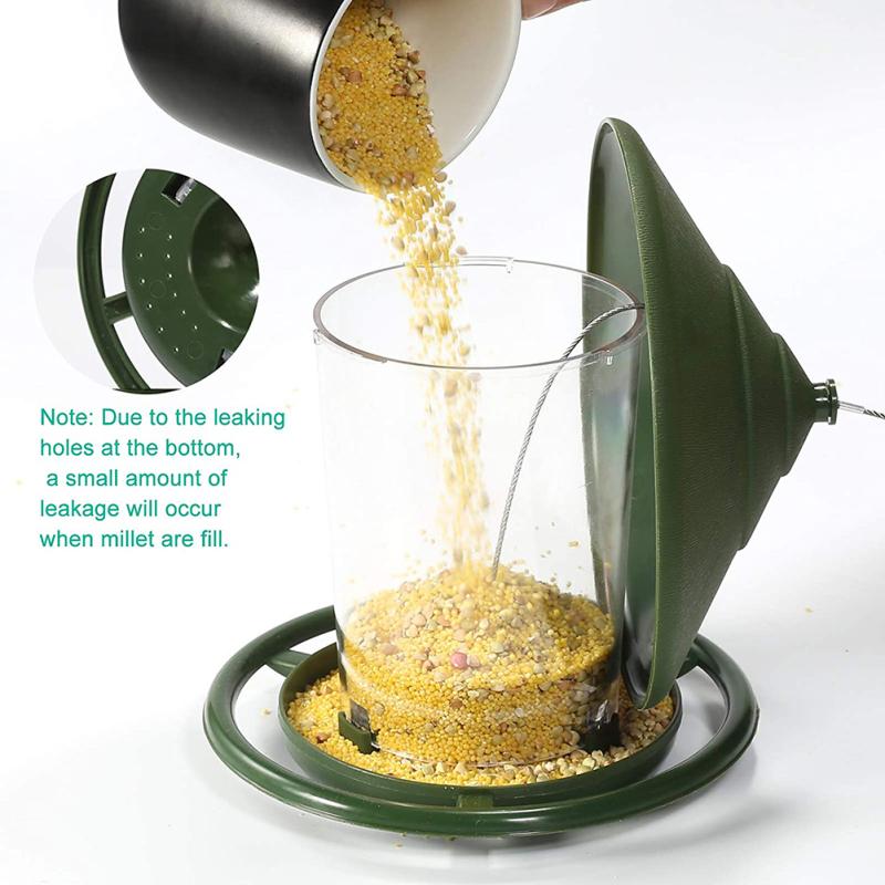 Automatic Bird  Feeder Outdoor Hanging Bird Feeder For Outdoor Garden Yard Decoration