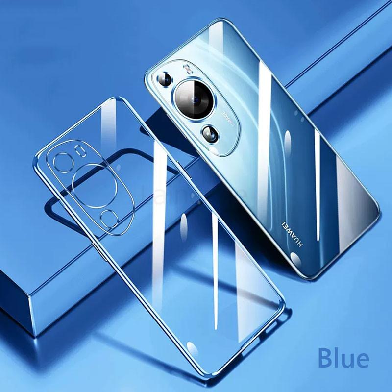 Case For Huawei P60 Pro Luxury Plating Soft Clear Back Cover For Huawei P60 Pro Art P60Pro P60Art 5G Phone Case