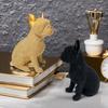 Modern Nordic Style Resin Dog Figurine Decorative Sculpture Living Room Home Office Desk Ornament Gift