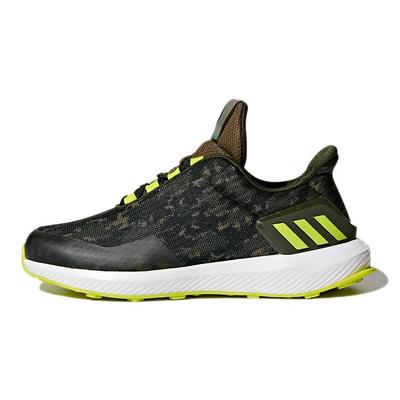 Rapidarun Uncaged Wide K Non-Slip Shock Absorbing Breathable Low-Top Running Shoes Kids Running Shoes Olive-Green CP9844