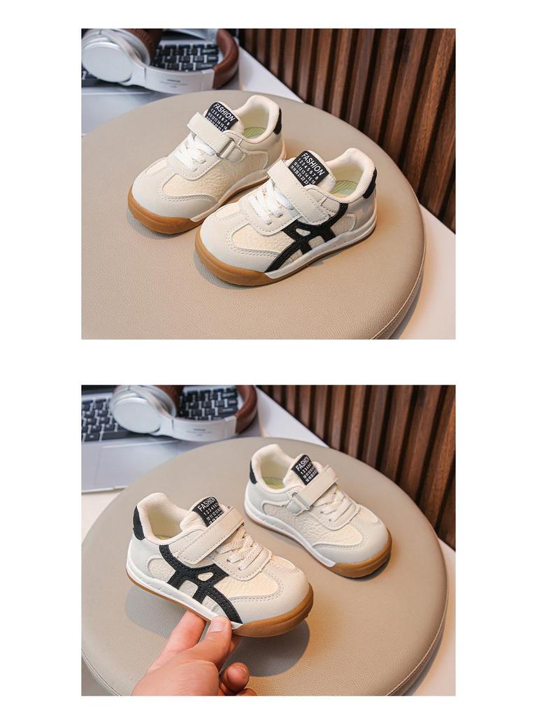 Kids' 2026 Spring Leather Waterproof Casual Sports Shoes for Toddlers