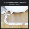 Self-Adhesive Cable Organizer: Nail-Free Acrylic Storage Buckle for Network and Power Cables