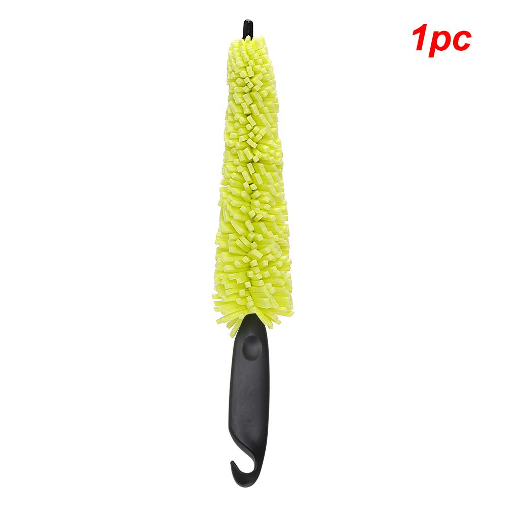 

29 см губчатая щетка для мойки колес мотоцикла, автомобильных колпаков, мытья, авто чистящего инструмента с ручкой, аксессуары для велосипеда, грязи, пит-байка