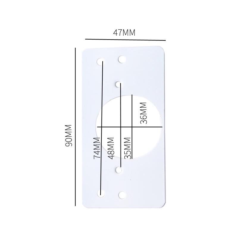 Stainless Steel Cabinet Hinge Repair Plate Kit