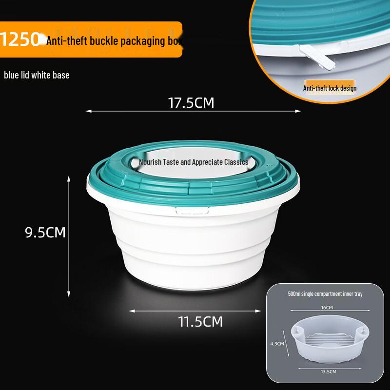 Handun Commercial Takeaway Food Containers with Inner Tray