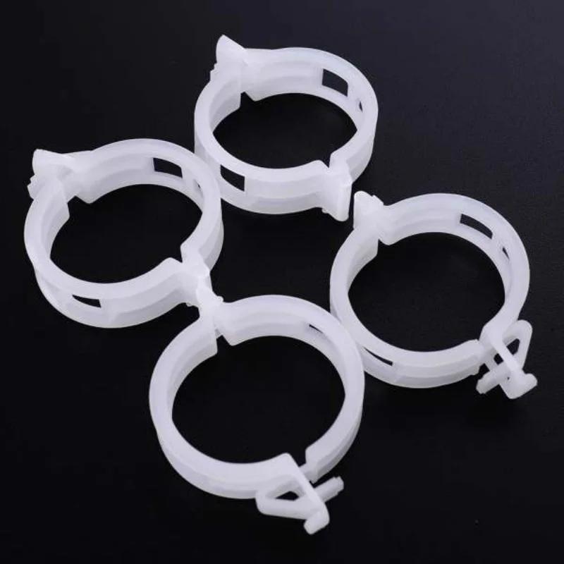 30/50/100pcs Plastic Plant Support Durable Clear Clips Vine Garden Vegetables for Types Plants Hanging Garden Support 23mm