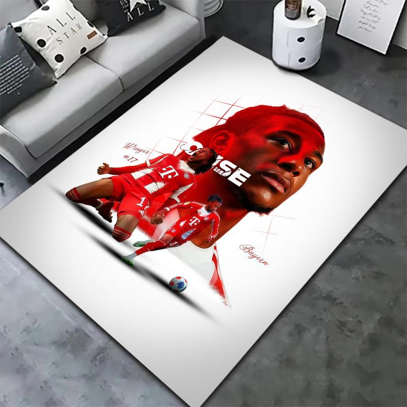 Bayern Munich Michael Olise Carpet Rug For Living Room Bedroom Home Sofa Decoration Kids Play Nonslip Floor Mat
