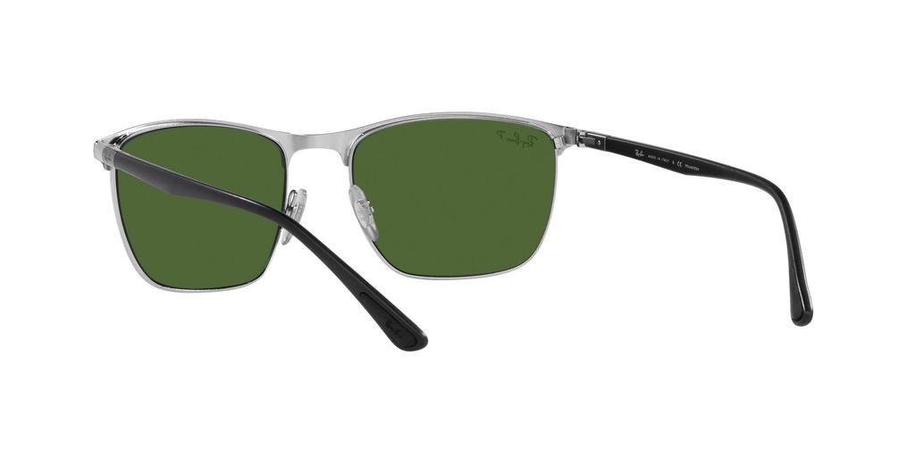 sunglasses RB3686 57 Dark Grey Contrast Enhancement Polarized Lenses Sport Ray-Ban Black/Silver /Chromance/Crystal