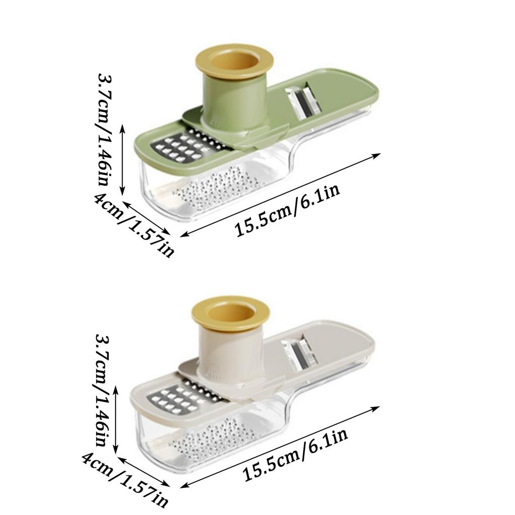 3 In 1 Mandoline Vegetable Garlic Kitchen Tool Multi-Function Kitchen Grinding Disc Garlic Crusher Household Kitchen Peeler