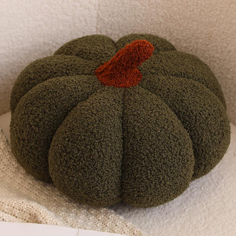 Plush Pumpkin Throw Pillow for Living Room & Indoor Decor