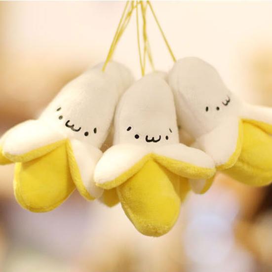 Pendant Creative Lovely Design Multiple Use Stuffed Banana Doll for Car