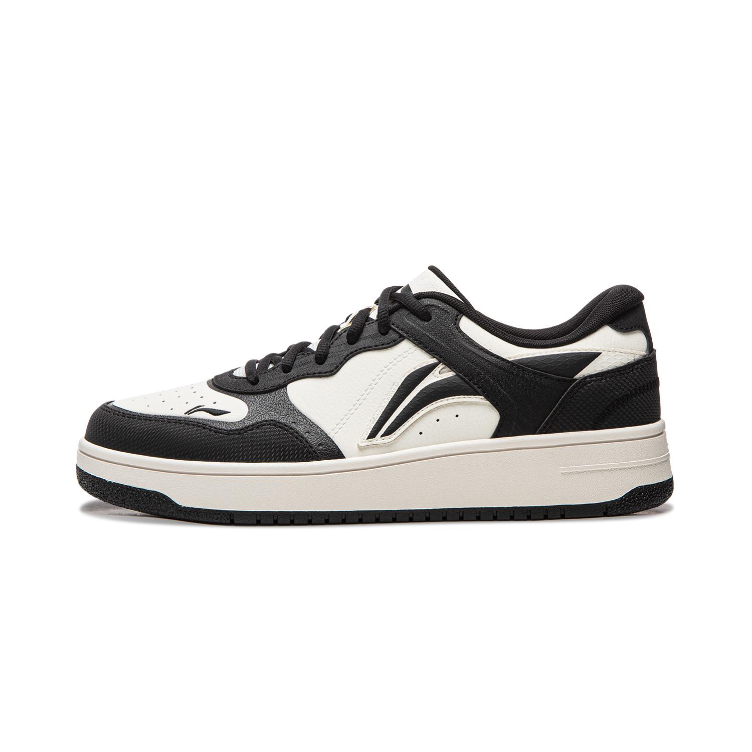 Li Ning Tianji Cushioning Low top Skateboard Shoes Men s White Black AGCW065-3 39