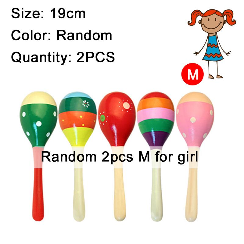 Sand Hammer Wooden Children Orff Instruments Entertainment Style Random Unisex Hand Held Percussion Musical Instrument TMZ