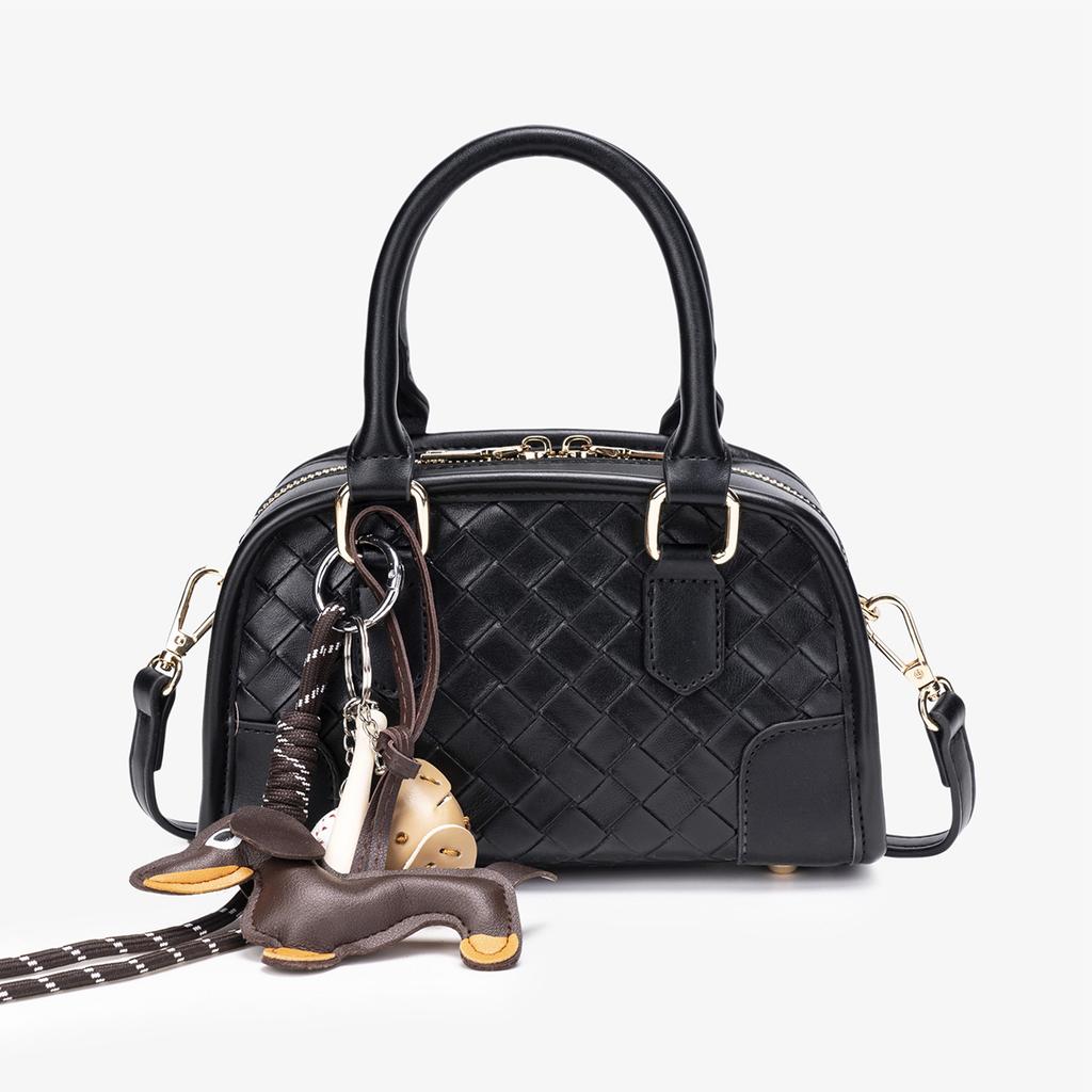 Women'S Bag Niche Woven Pillow Bag Large Capacity Messenger Bag High Sense Boston Handbag