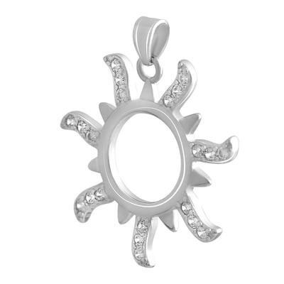 Silver Pendant with Cubic Zirkonia (2136385)