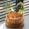 Imitation Rattan Storage Basket Fruit Basket Snack Tray Refreshment Tray Candy Box Dried Fruit Plate Fruit Plate Storage Box