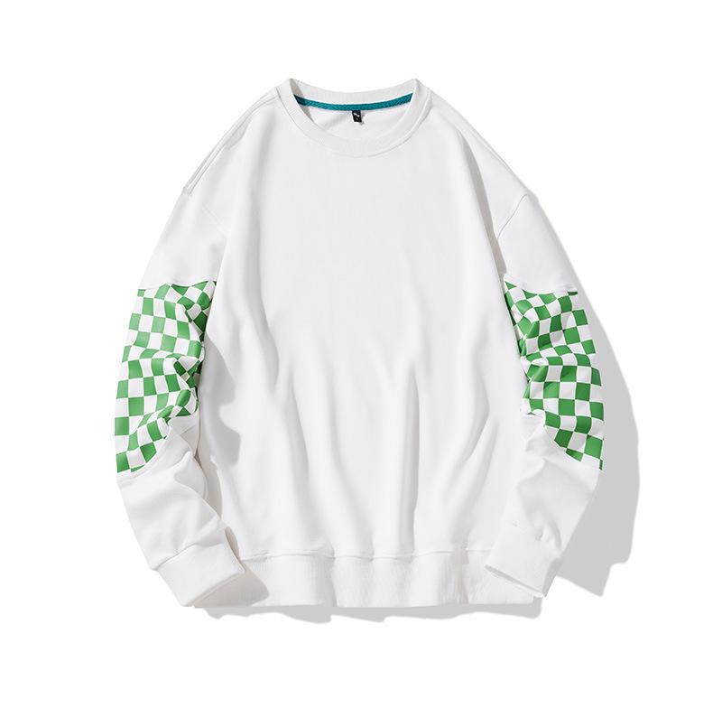 Herren Sweatshirt Frühling und Herbst Lässig Rundhals Pullover Herren Off-Shoulder Sweatshirt Geeignet für Sekundärentwicklung 320g