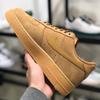 Scarpe Casual Air Force 1 in Vera Pelle Scamosciata Colore Grano con Ammortizzatore ad Aria Integrato per Uomo e Donna - Stile Autunno/Inverno