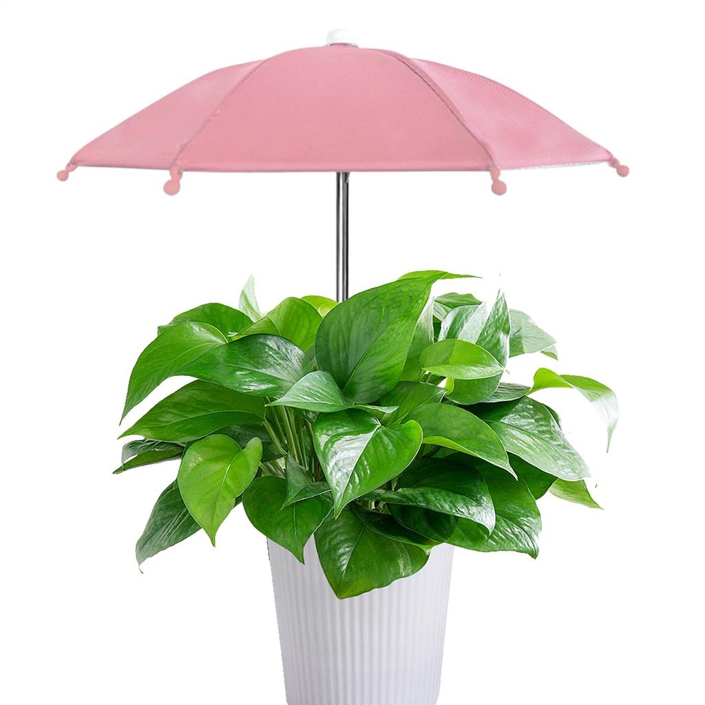 Small Garden Plant Umbrella Shade Flower Pot Plant Sunshade UV Protection Cover Outdoor Succulents Bonsai Sunshade for Backyard