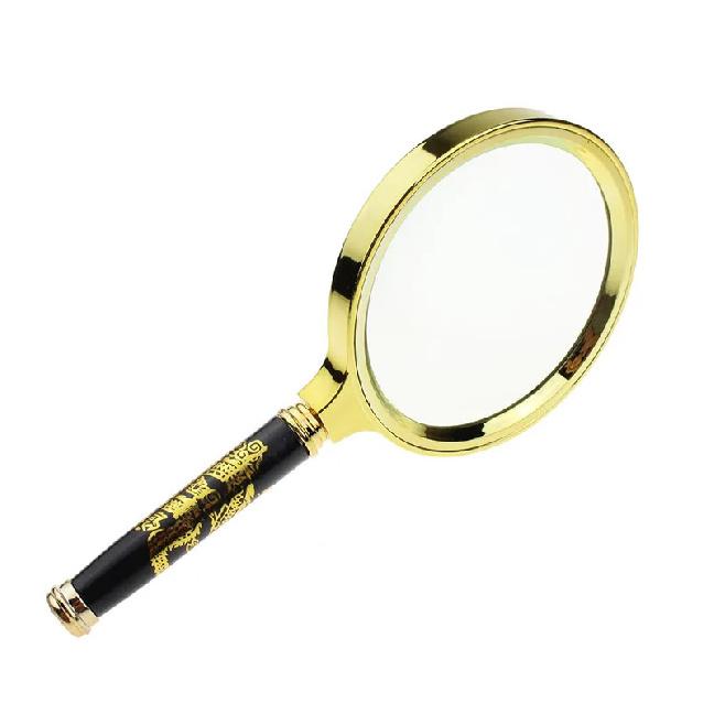 10X 70/80/90mm Diameter Handheld Magnifier Reading Map Newspaper Magnifying Glass Jewelry Loupe