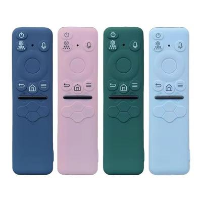 Anti-fall Remote Control Case Dirt-resistant Shookproof Remote Control Sleeve Silicone Thickened for Samsung BN59-01432AJBD