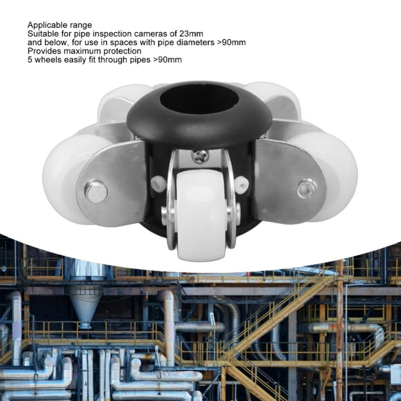 90mm Guide Wheels Protective Cover Durable Guide Wheels For 23mm Pipe Sewer Pipeline Inspection Camera