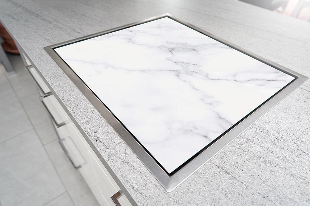 SZKLANA PŁYTA OCHRONNA NA KUCHENKĘ 70x52 MARMUR